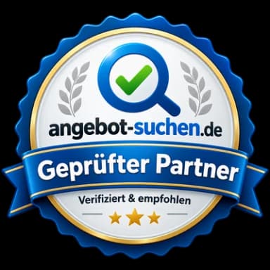 Siegel Geprüfter Partner von angebot-suchen.de
