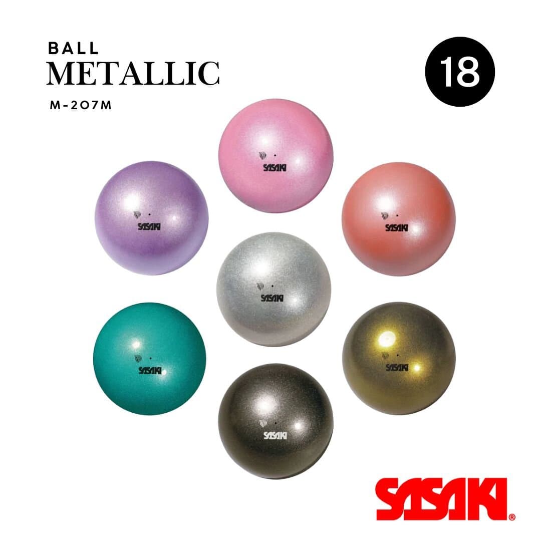 Sasaki Ball, METALLIC - 18,5 cm