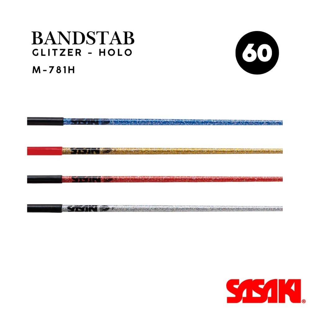 Sasaki Bandstab , Glitzer - 60 cm