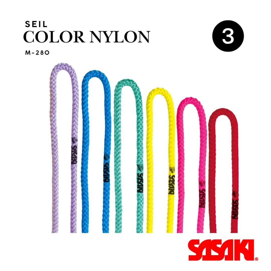Sasaki Seil Color Nylon, einfarbig, 3m