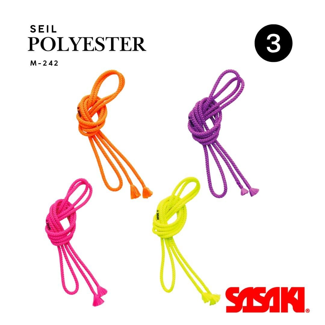 Sasaki Seil Polyester , einfarbig neon