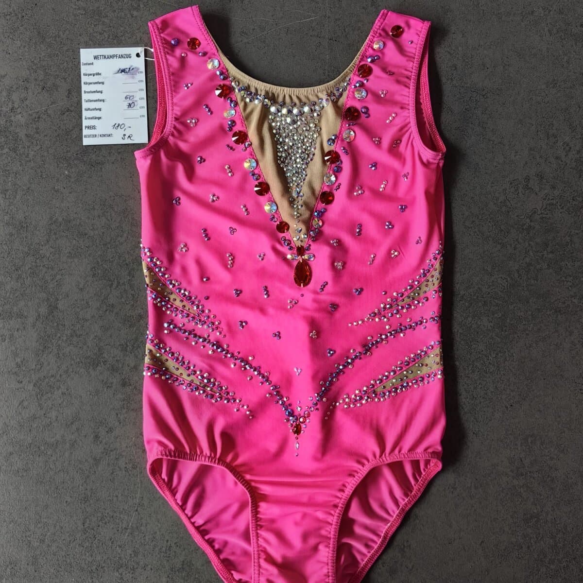Wettkampfanzug von Lada Pusch, pink, 146/158