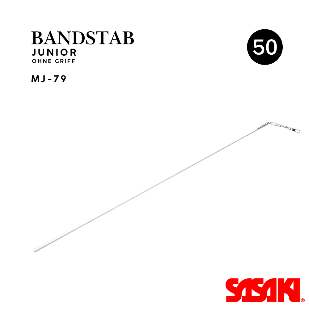 Sasaki Bandstab f. Anfänger o. Griff - 50 cm weiß