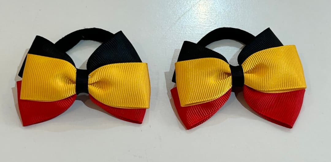 Haargummis 2-er Set Deutschland Flagge