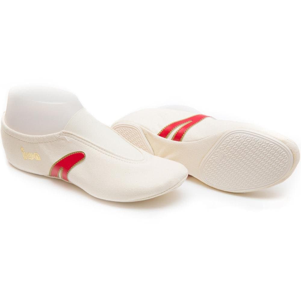 IWA Mod. 402 Kunstturnschuh creme-rot