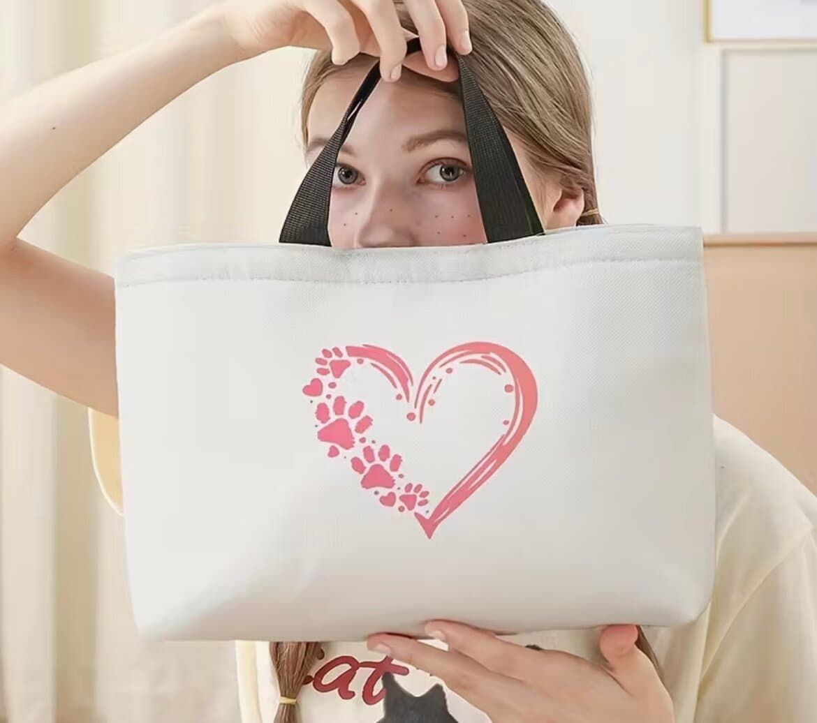 Lunch Bag / Vesper Kühltasche "Herz"