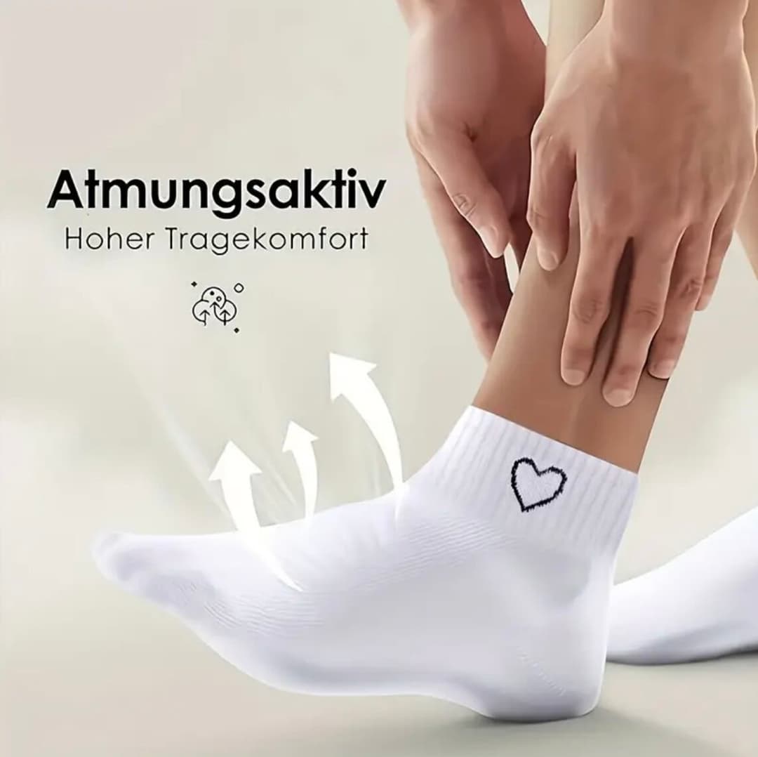 Socken verstärkt & atmungsaktiv