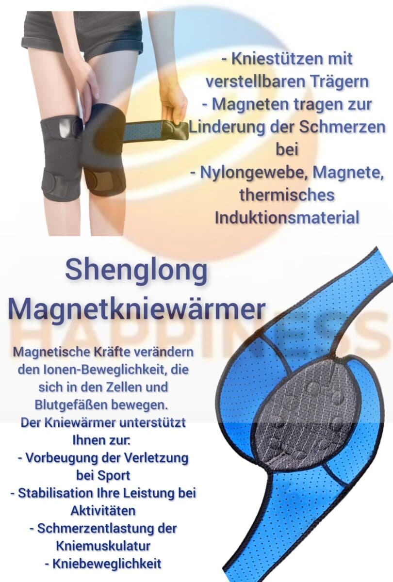 HAPPINESS Magnetkniewärmer