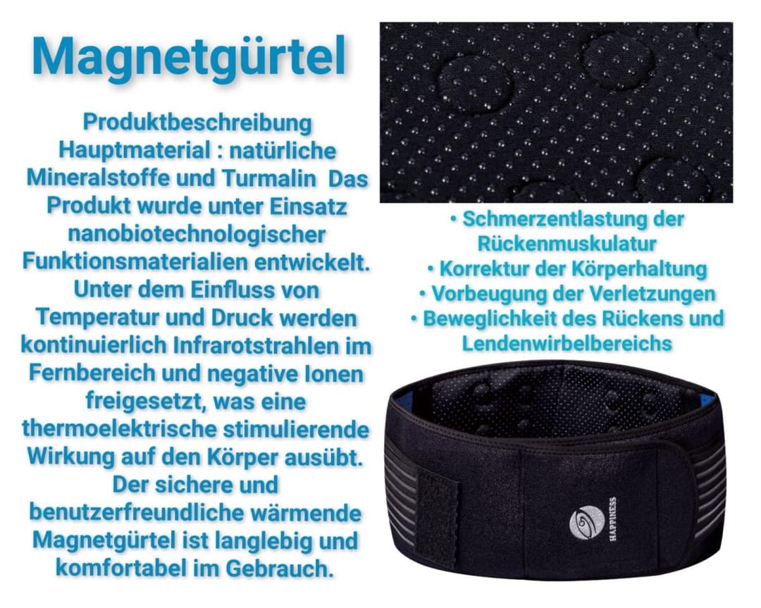 HAPPINESS Magnetgürtel