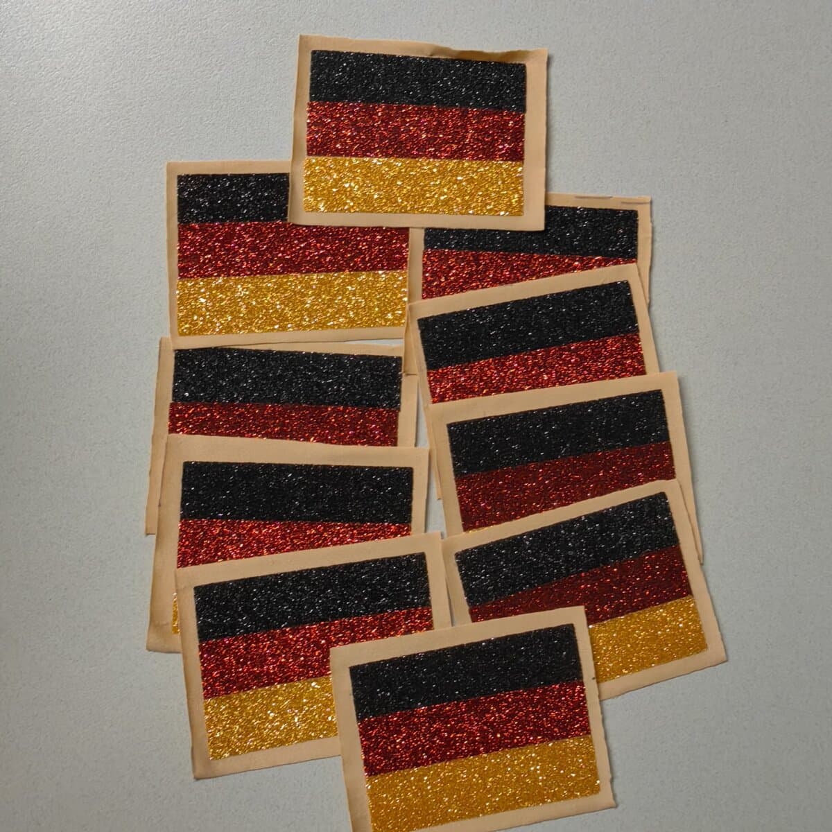 Deutschland Flagge zum Afnähen