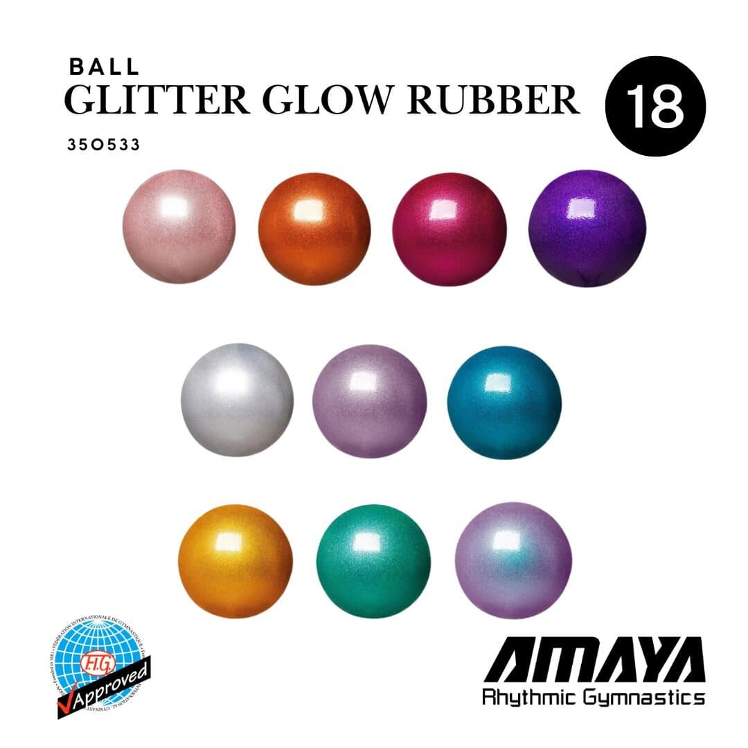 Amaya Ball Glitter Glow, 18 cm
