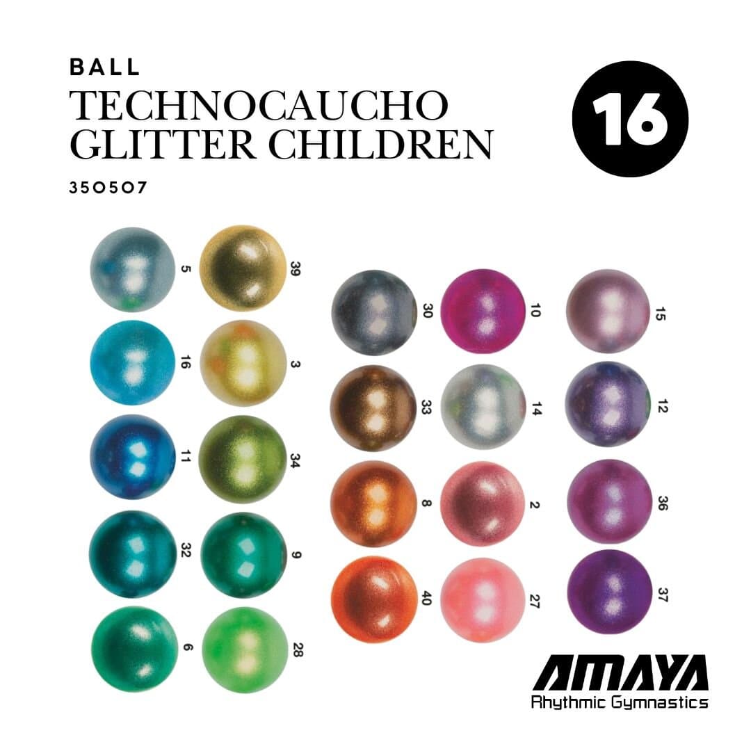 Amaya Ball Glitter Children, 15-16 cm