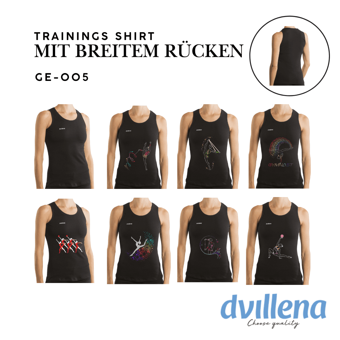 DVillena Shirt mit breitem Rücken