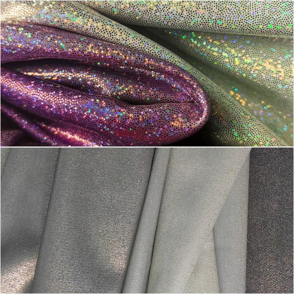 Stoff Lycra Shine mit Verlauf