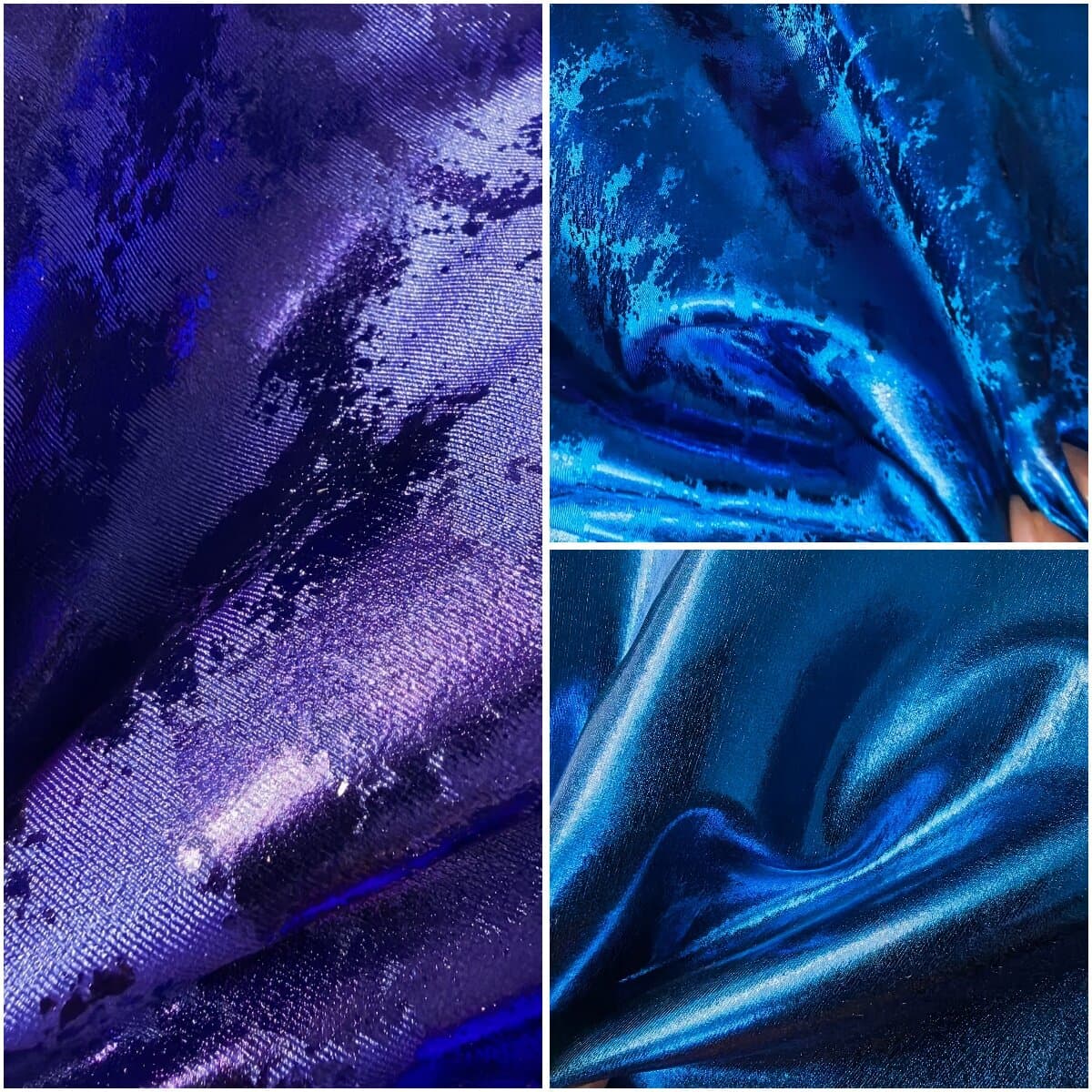 Stoff Lycra Metallic