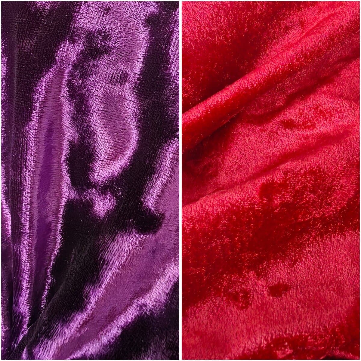 Stoff Samt Crushed Velvet