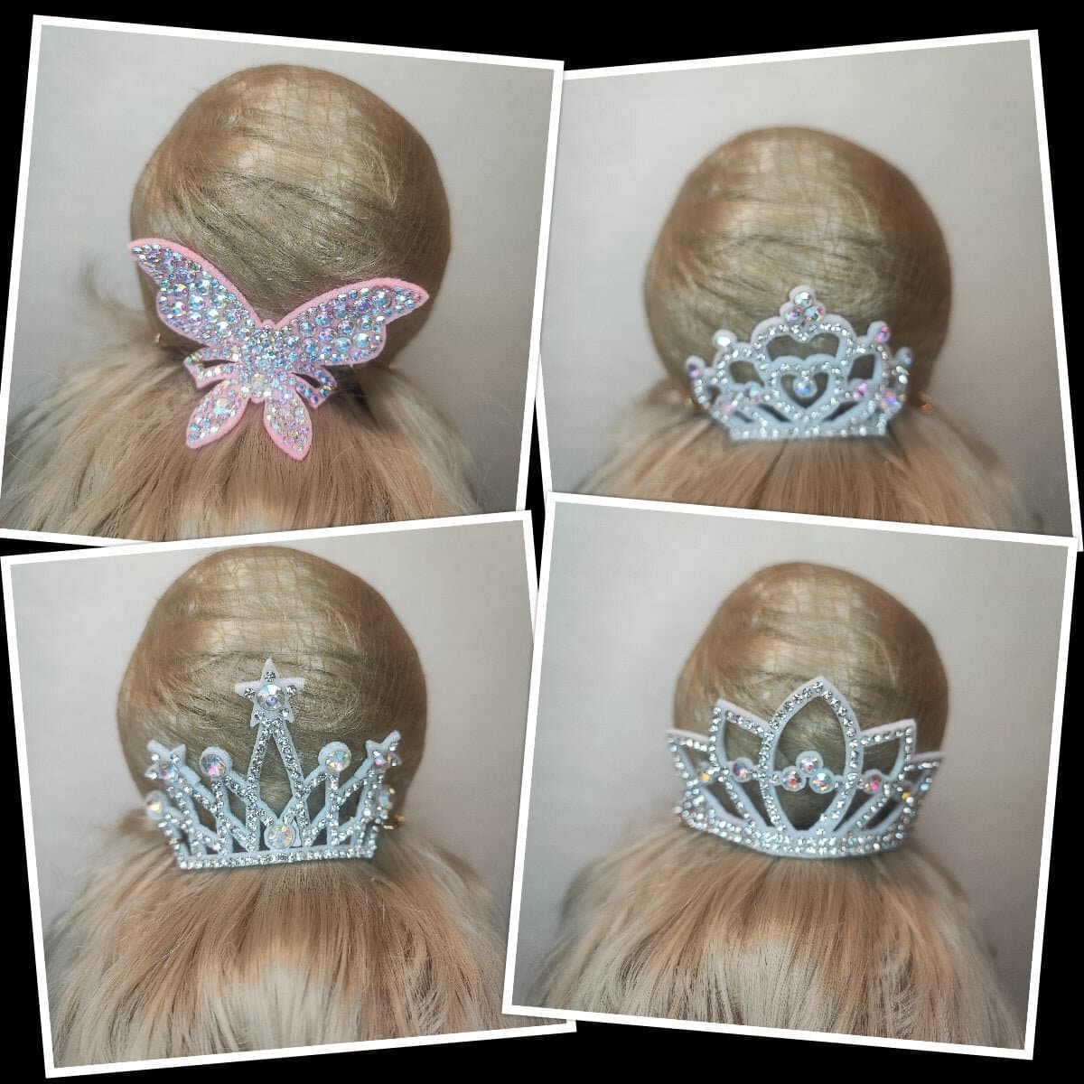Dutt Schmuck mit Strasssteinen