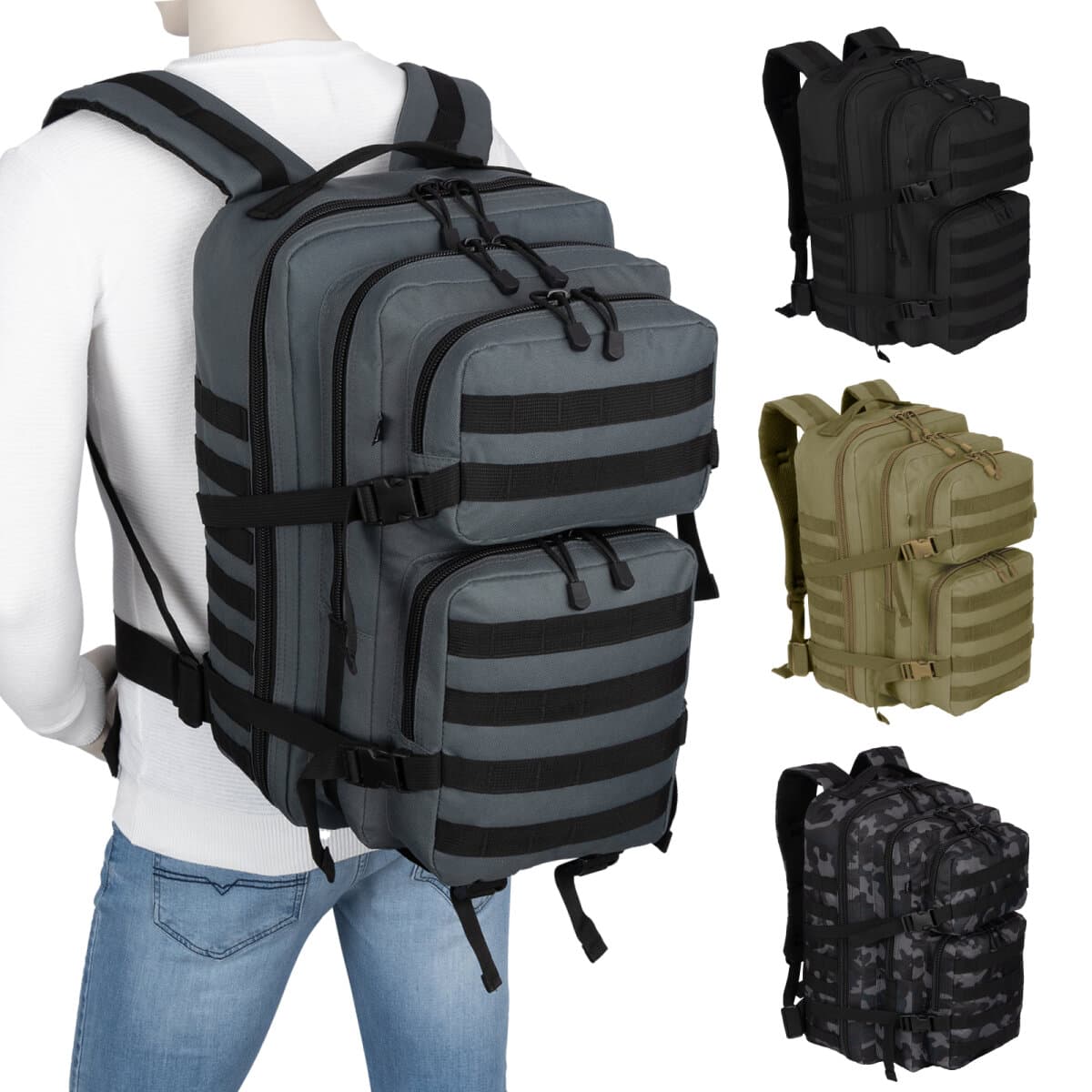 Rucksack Sport Reisen Arbeit Army Military Outdoor 50 L