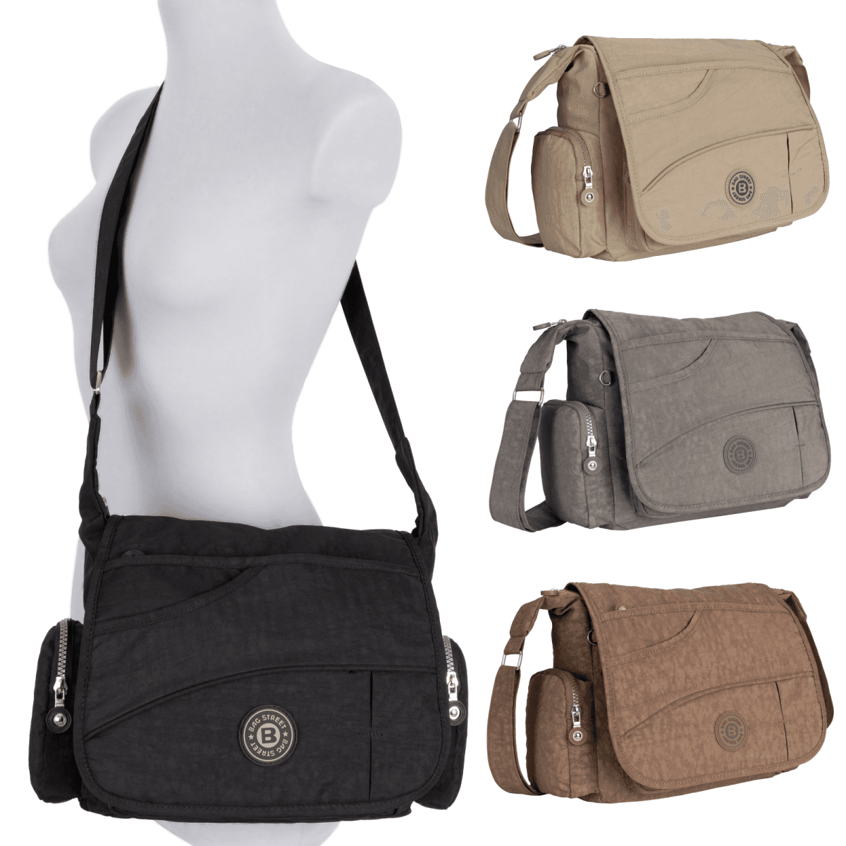 Überschlagtasche Hüfttasche Umhängetasche Handtasche Crossbody-Bag