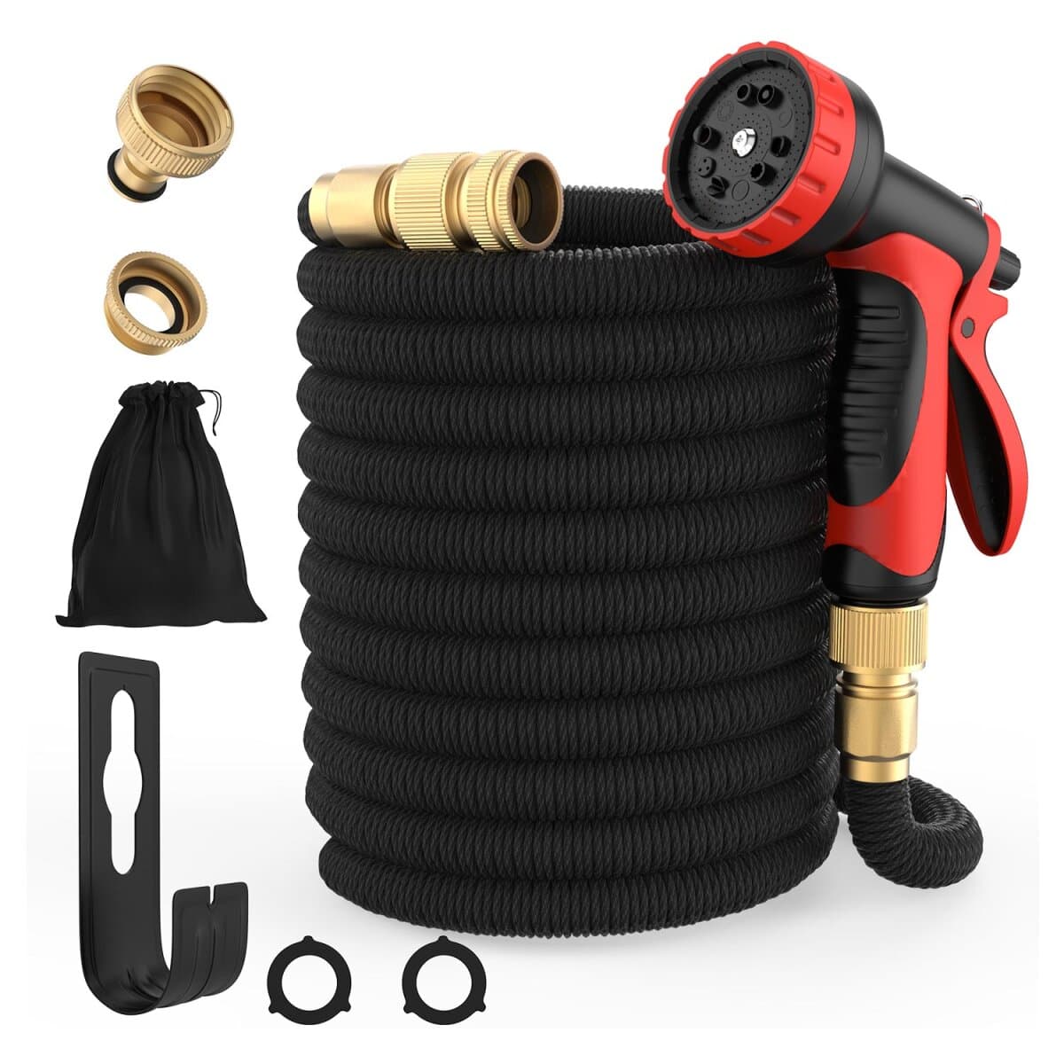 GENTOR Premium Flexibler Gartenschlauch flexibel Wasserschlauch dehnbarer Flexischlauch