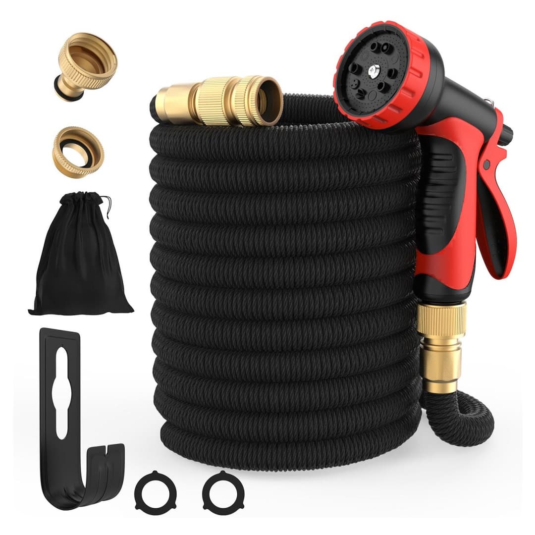 GENTOR Premium Flexibler Gartenschlauch flexibel Wasserschlauch dehnbarer Flexischlauch 30 m
