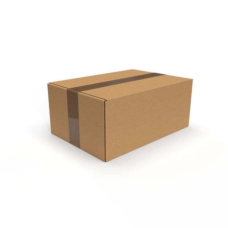 285x180x235mm Faltkarton 2.20 BC Welle braun Fefco 0201_Karton Deal