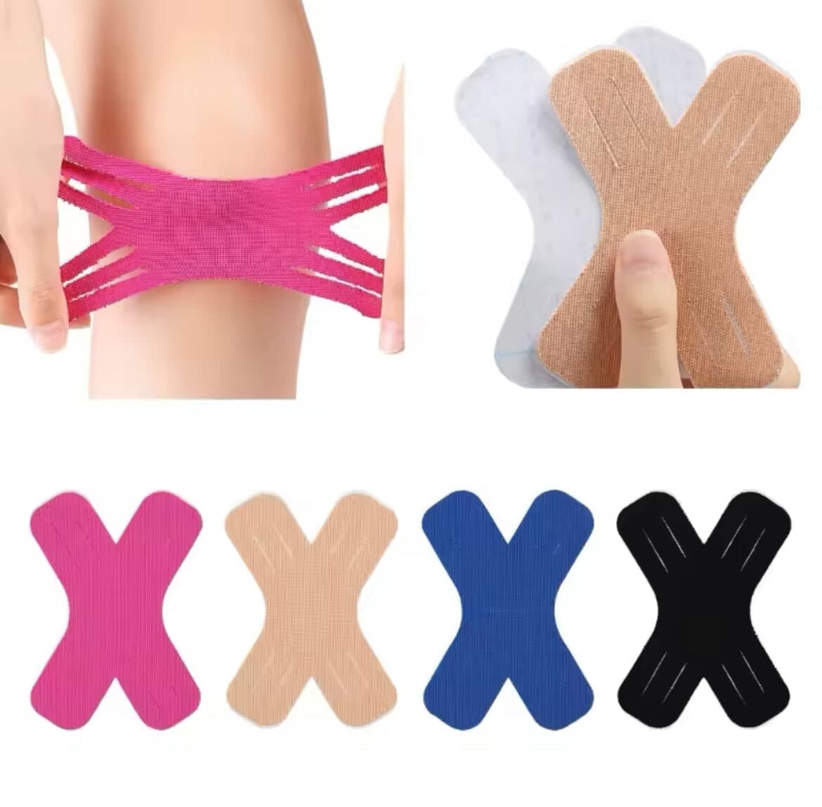 Sports Elastic Physio Tape Kreuz – elastische Kniebandage