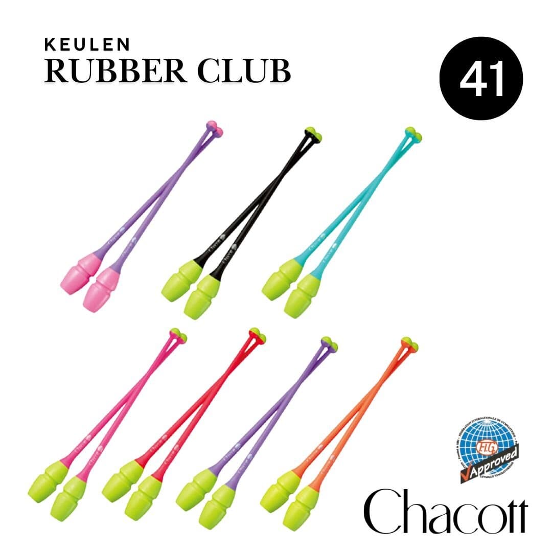 Chacott Keulen Multicolor Rubber Clubs 41 cm