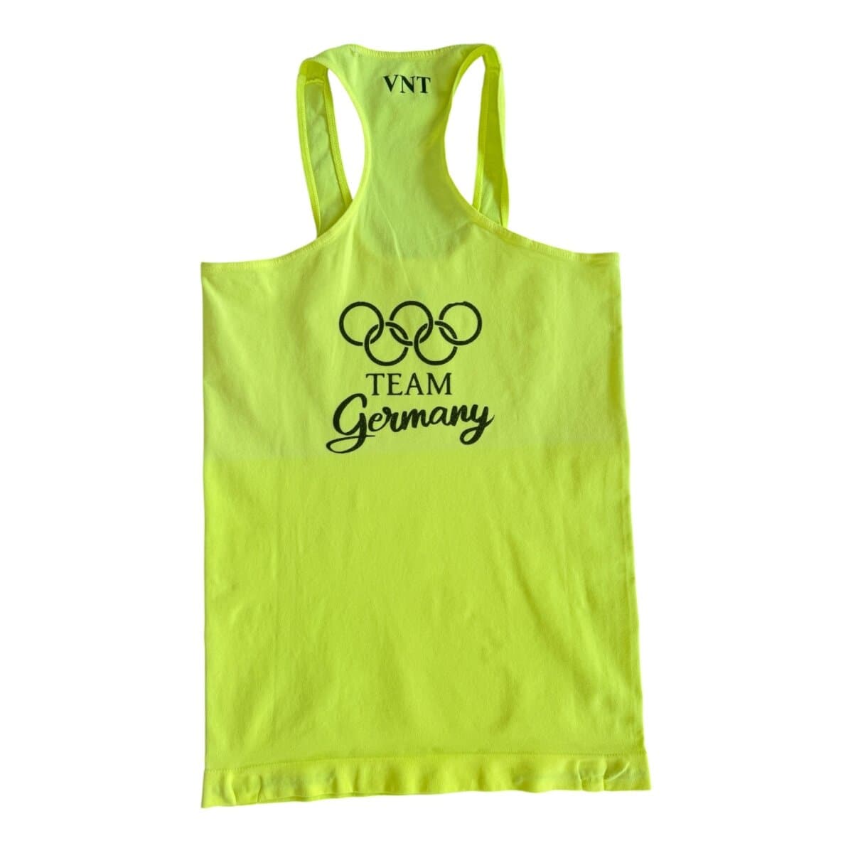 Venturelli Top mit RSG Prints S 34/36 size EU Gelb Team Germany Schwarz
