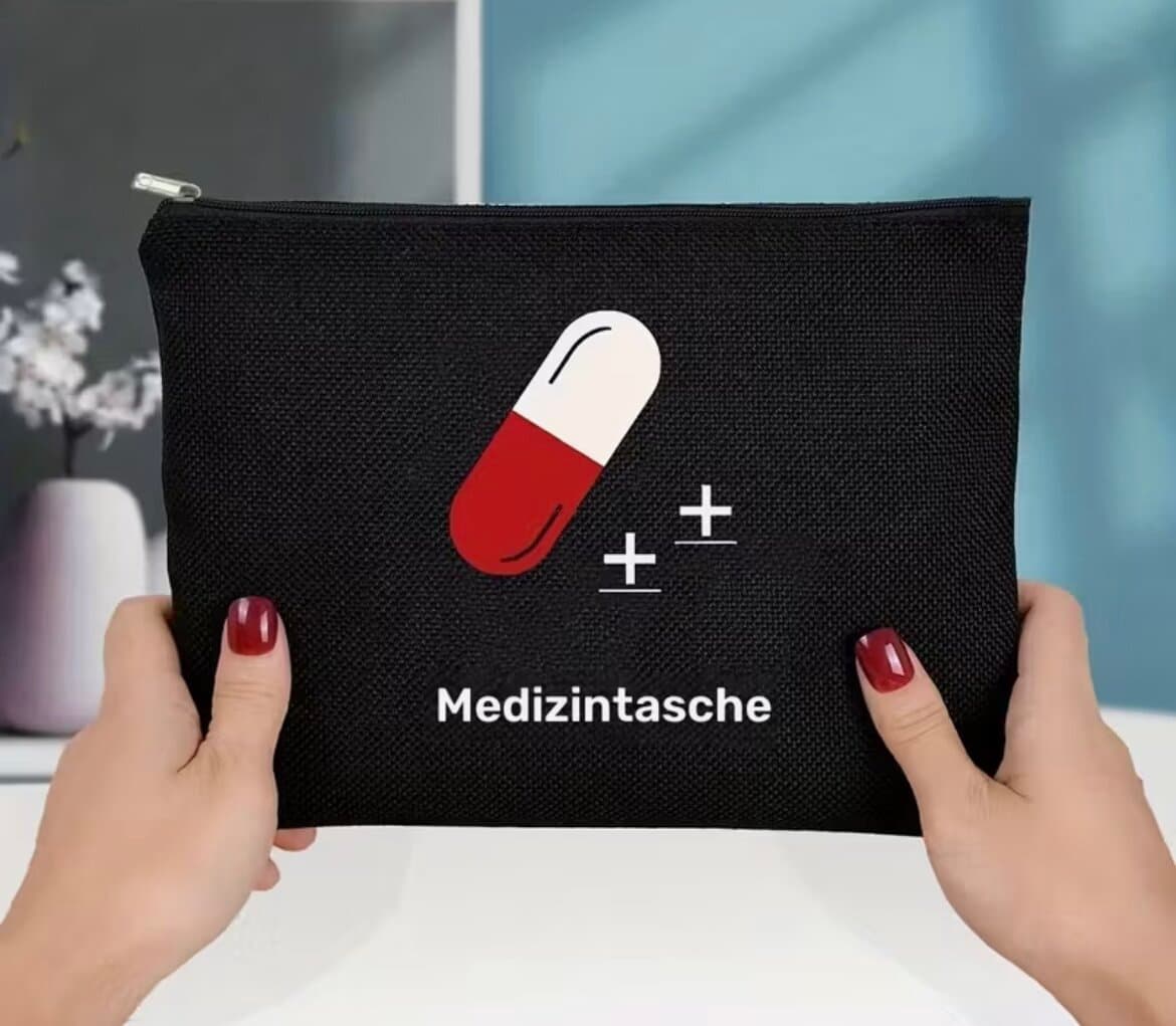 Erste-Hilfe-Tasche für unterwegs medicine bag