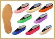 IWA Gymnastikschuh Gummisohle Mod. 102 mit Ristgummi