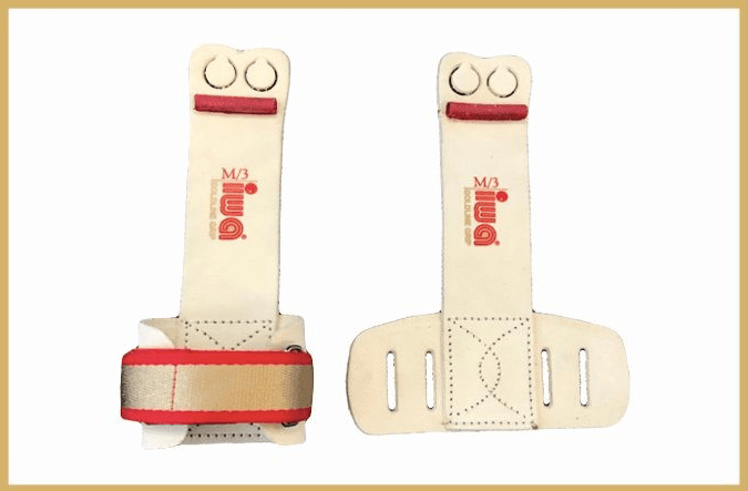IWA Handschutz Mod. 460 Stufenbarren 2-Loch rot/gold/rot Gurtband