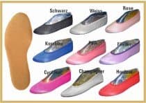 IWA Gymnastikschuh Mod. 145 Satin Gummisohle