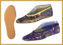 IWA Gymnastikschuh Mod. 157 Satin Gummisohle