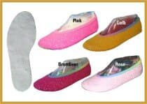IWA Kidschuh Baumwolle Mod. 42 Glitzer Chromledersohle
