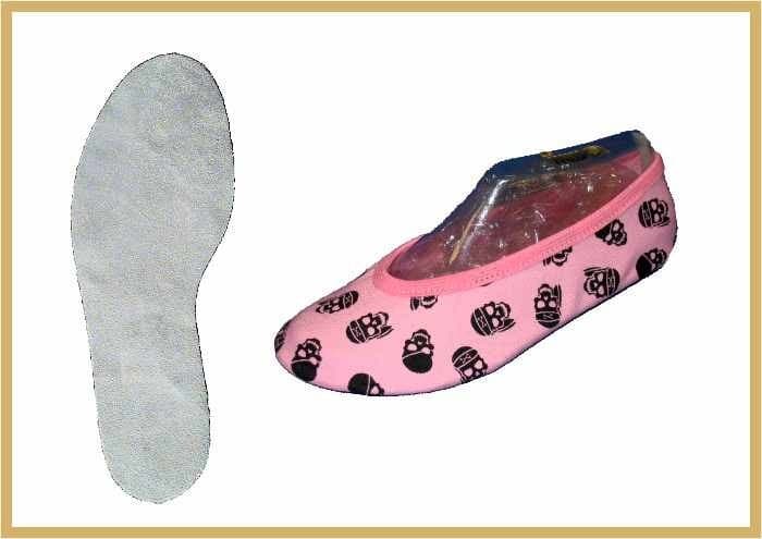 IWA Kidschuh Baumwolle Mod. 14 rose Pirat Chromledersohle
