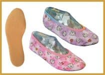IWA Kidschuh Baumwolle Mod. 139 Katze Gummisohle