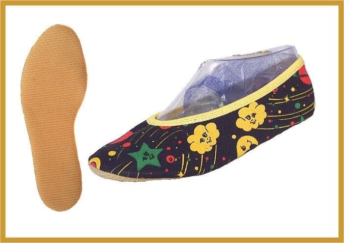 IWA Kidschuh Baumwolle Mod. 169 dunkelblau Galaxie Gummisohle