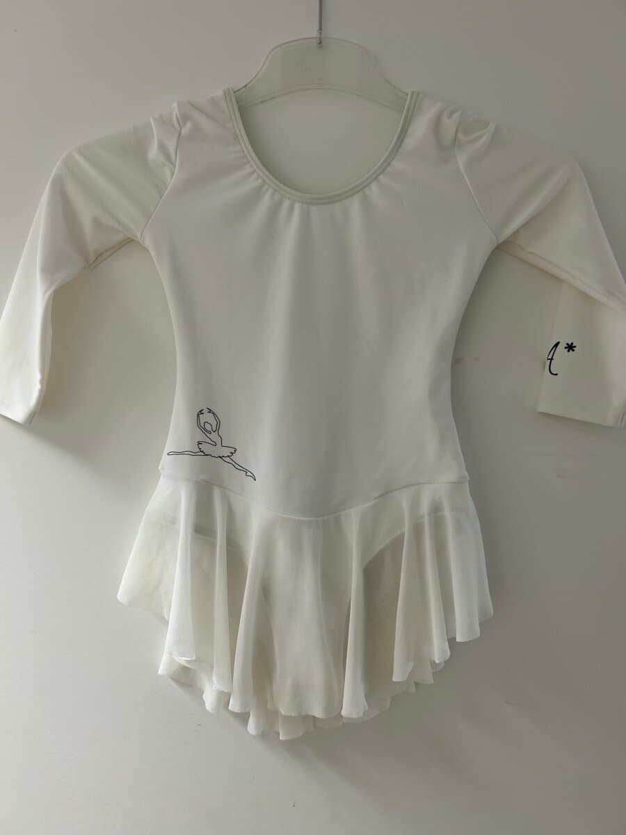 Arina Ballerina Ballettkleid, weiß 140-146