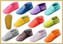 IWA Krabbelschuhe farbig Mod. 271 Gummisohle