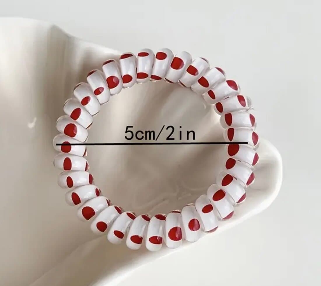 Haarschmuck Haargummis Spiralhaargummi