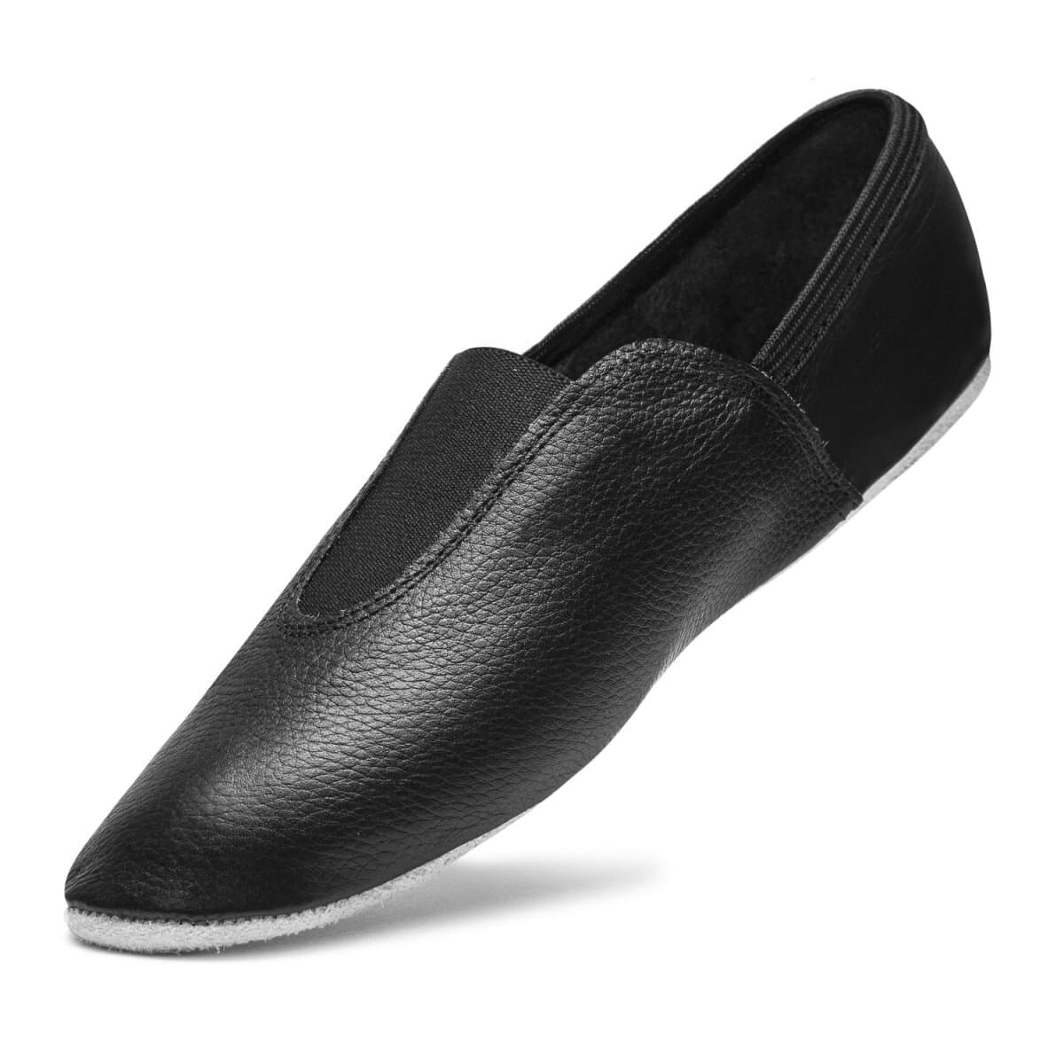 Rumpf Gymnastikschuhe Chromledersohle mit Gummieinsätzen