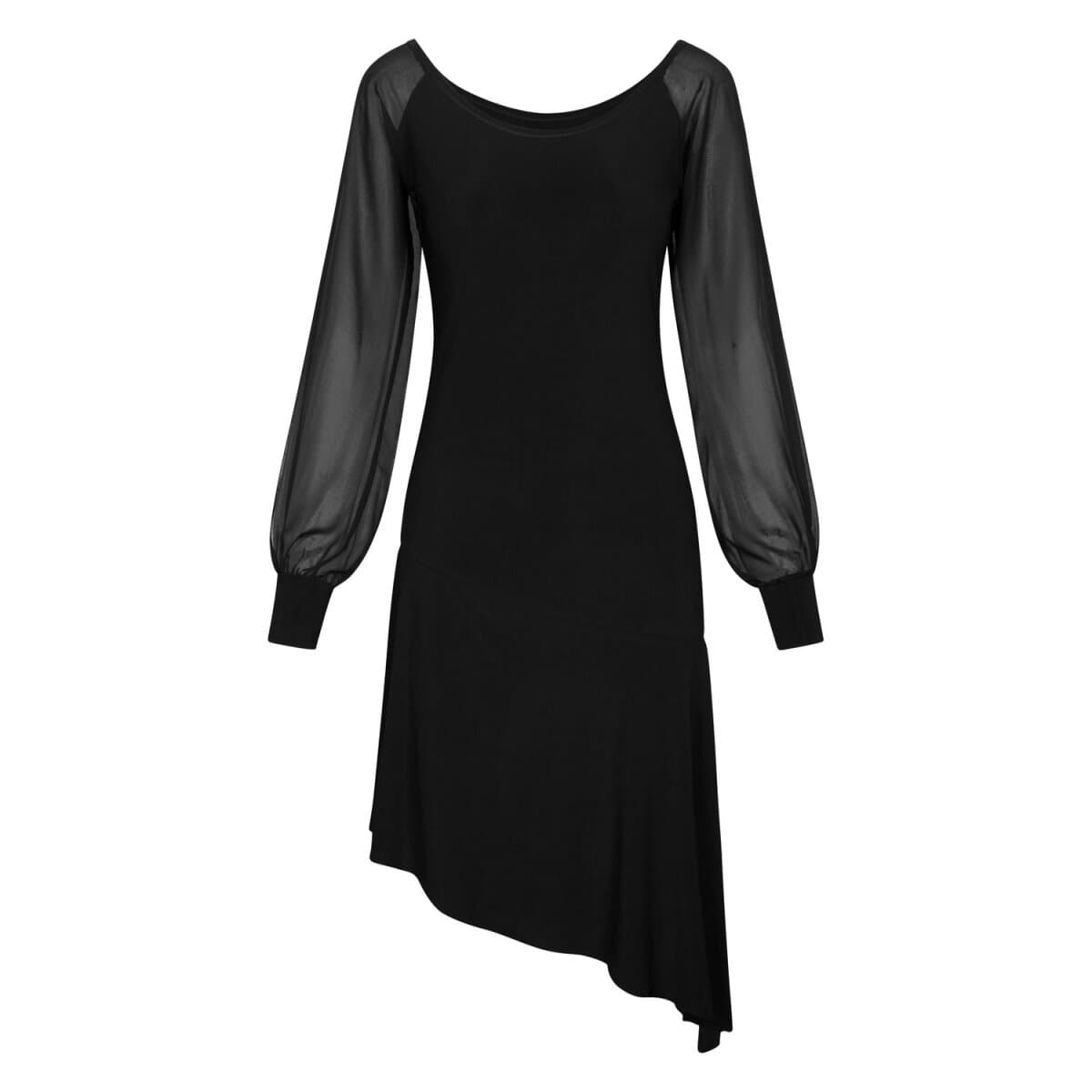 Rumpf Tanzkleid mit Chiffon-Ärmel TOULOSE