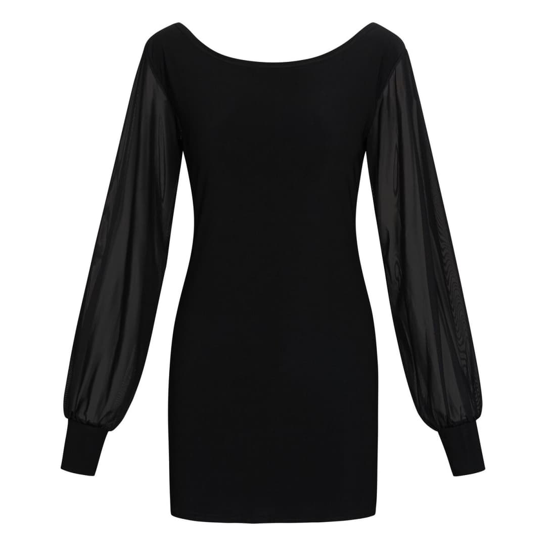 Rumpf Long-Shirt mit Chiffon-Ärmel CANNES