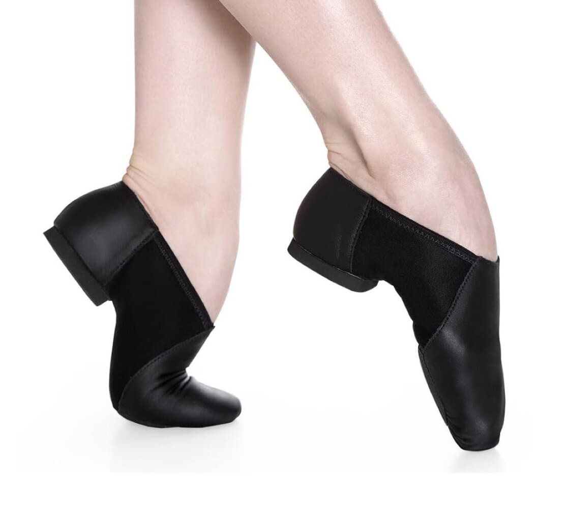 So Danca Jazzschuhe aus Leder und Strecheinsatz