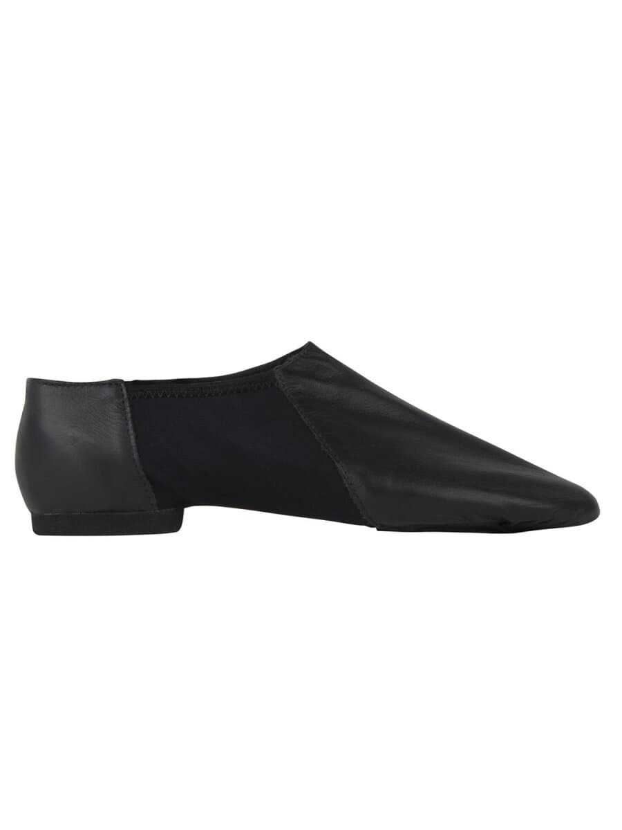 So Danca Jazzschuhe aus Leder und Strecheinsatz mit geteilter Chromledersohle