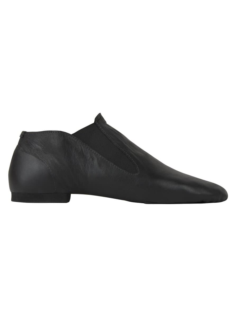 So Danca Jazzschuhe aus Leder und Gummizug mit geteilter Chromledersohle