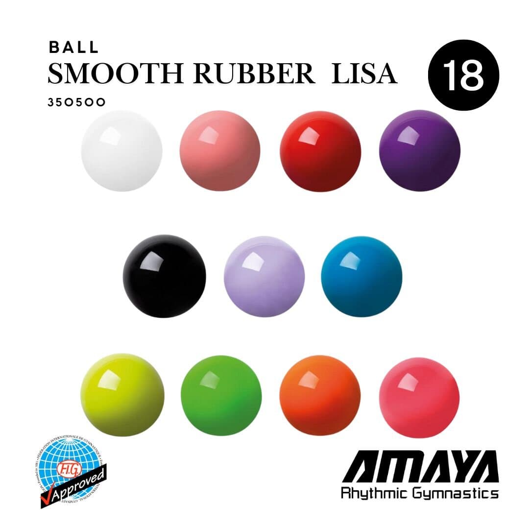 Amaya Ball Smooth Rubber Lisa 18 cm, FIG