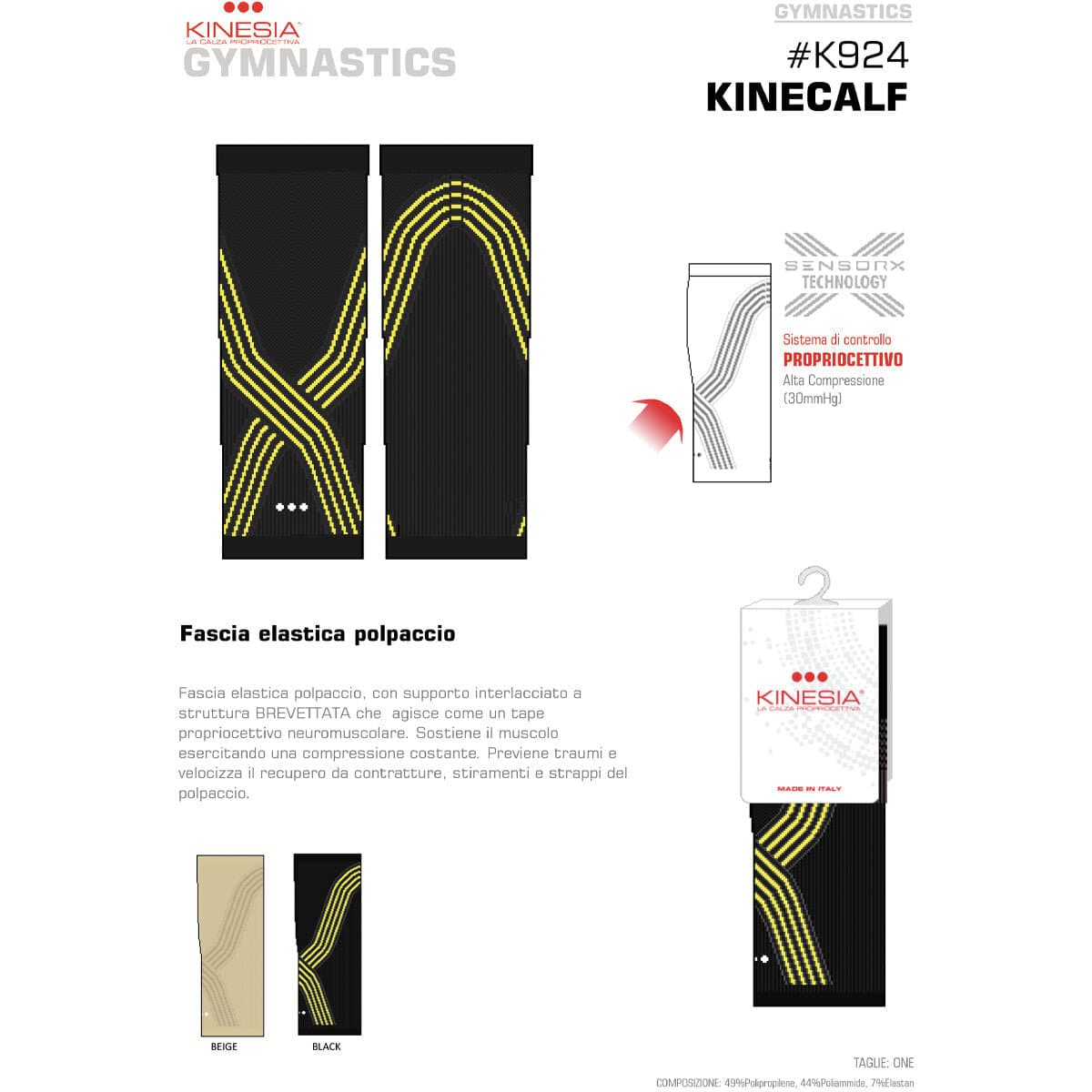 Pastorelli KINESIA Wadenbandage