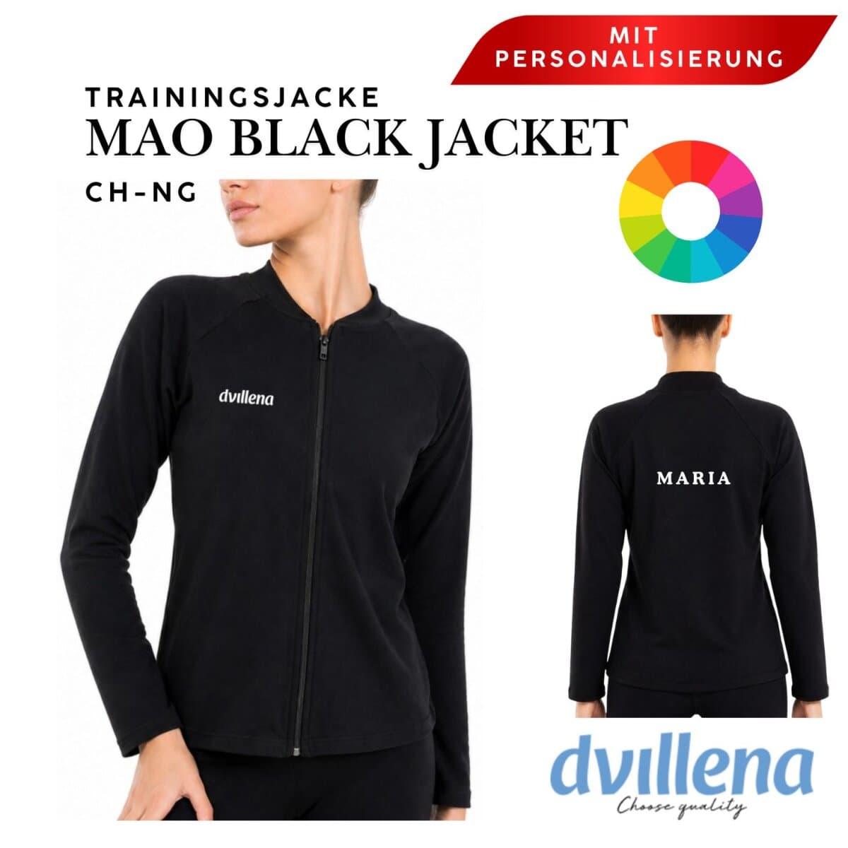 DVillena Sportjacke mit Personalisierung
